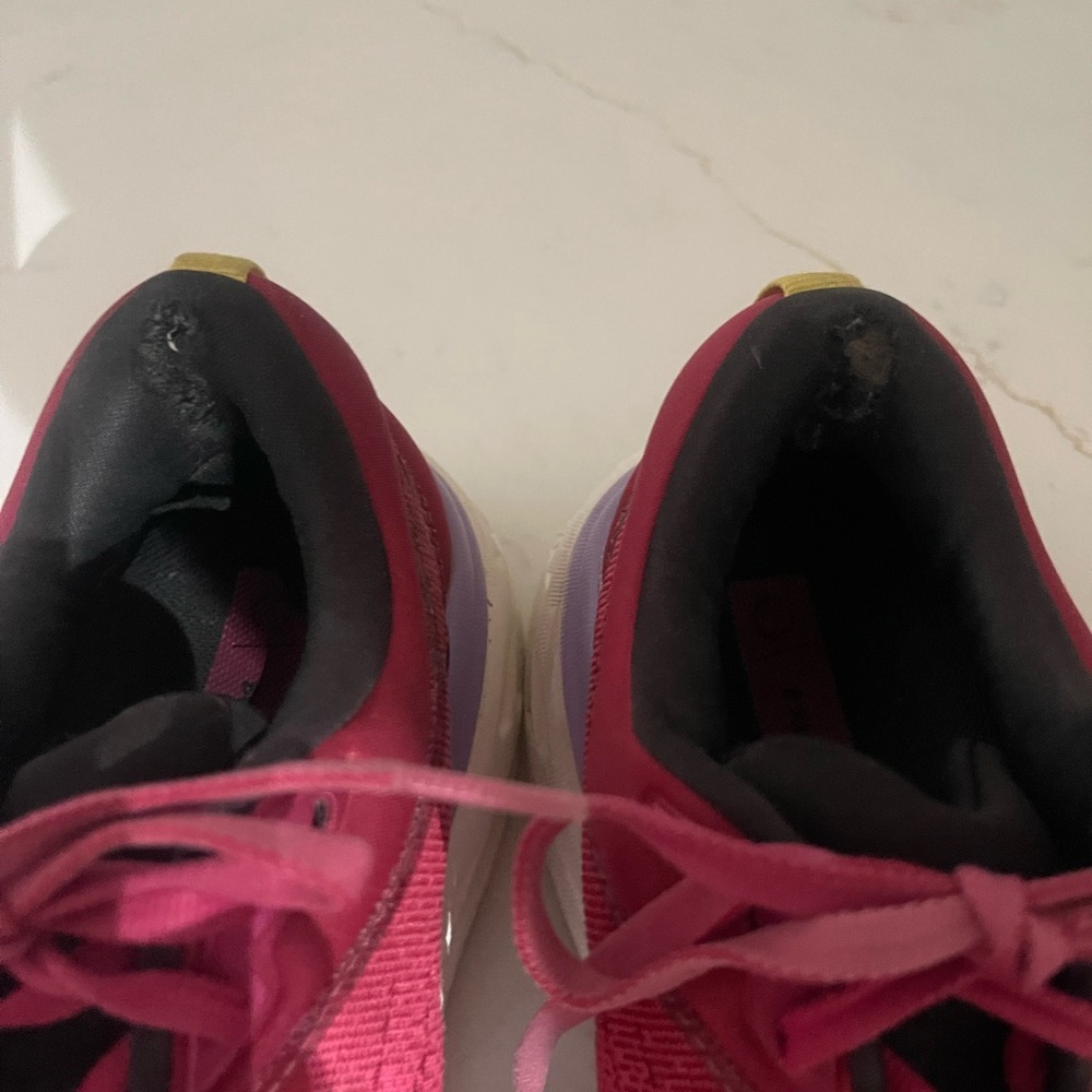 Hoka Women's Magenta Running Shoes with Lavender Midsole size 7 - Picture 5 of 7